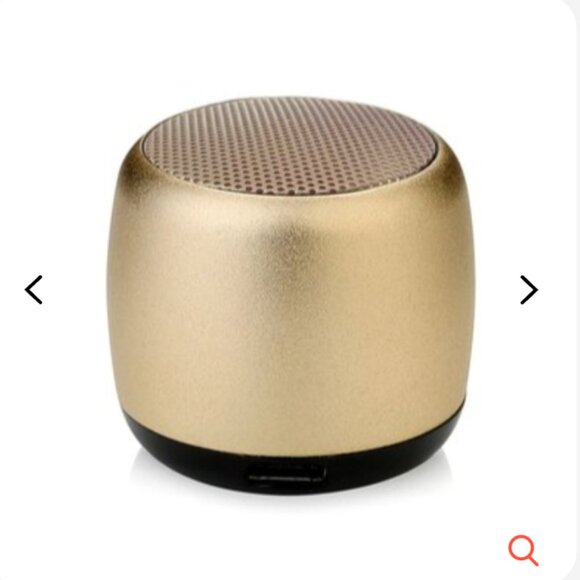 NWT Bluetooth Mini Speaker - Metallic Gold - Picture 1 of 9
